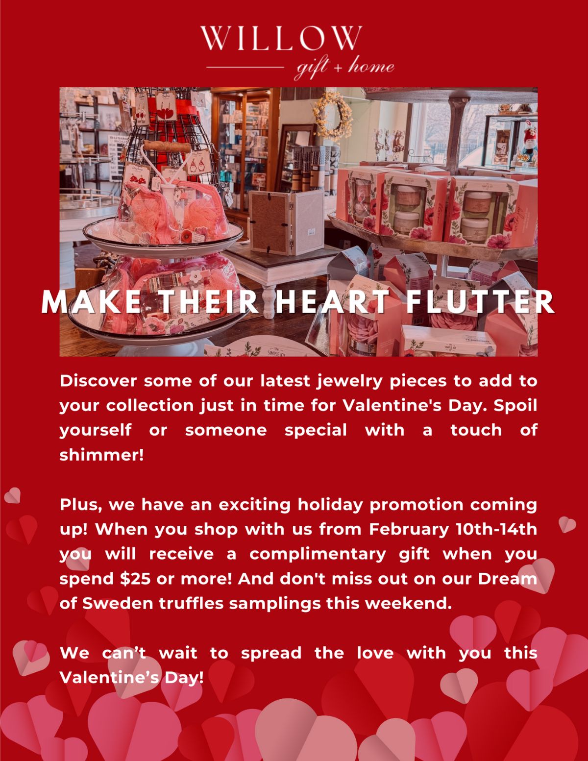 Make their heart flutter this Valentine's Day