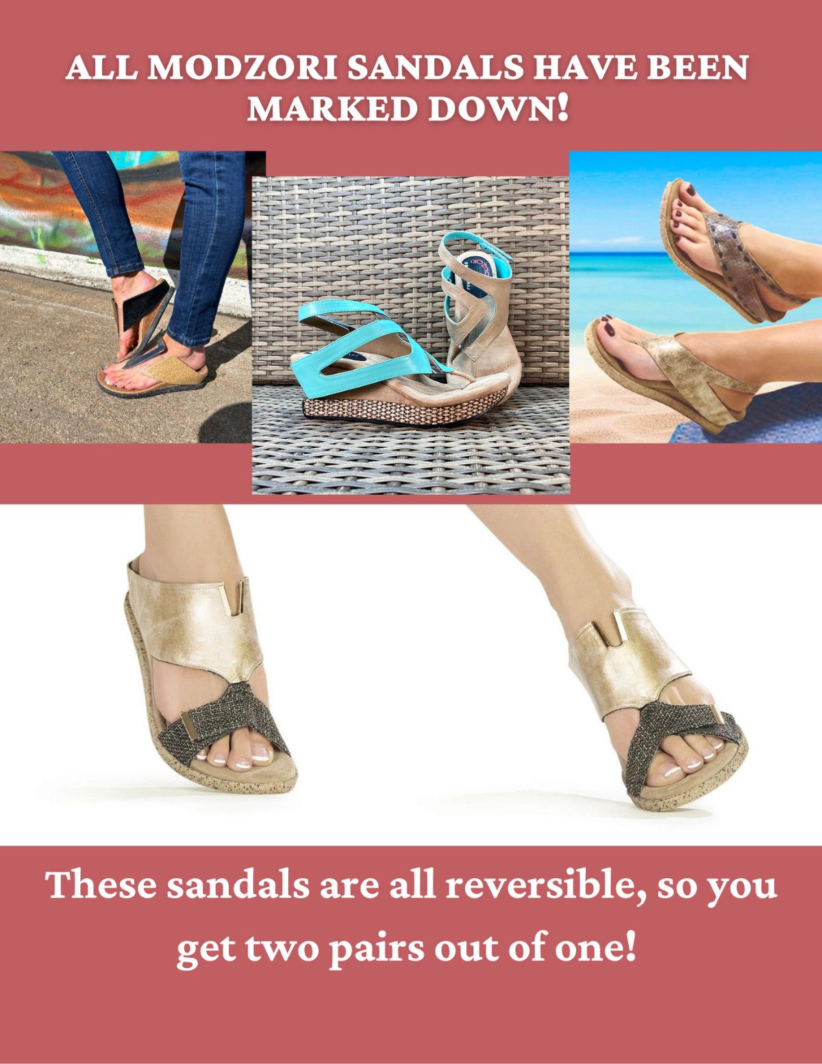 Modzori Sandals on sale