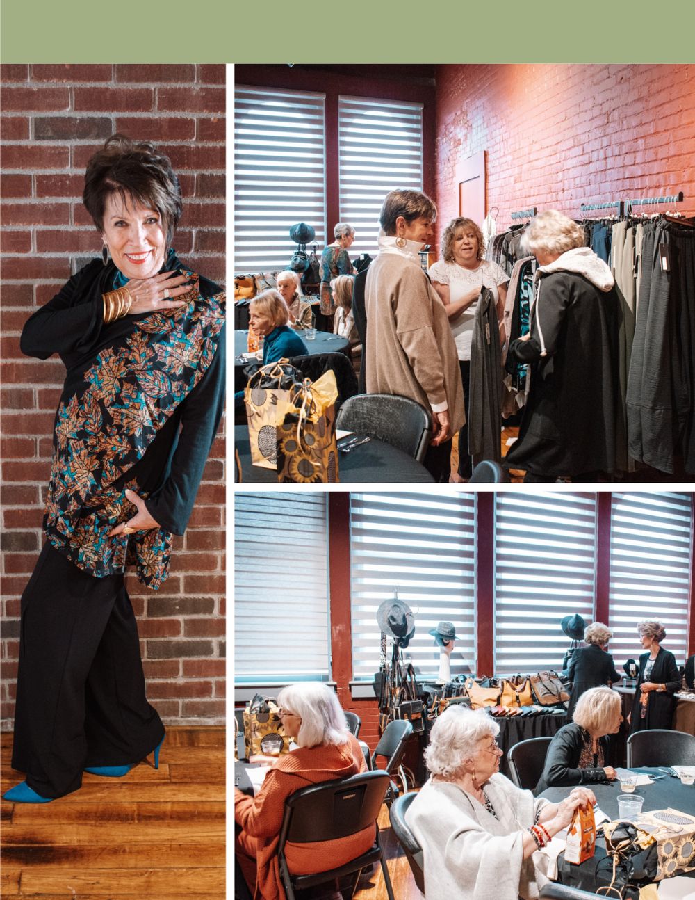 Fall Fashion Luncheon Hightlights with models