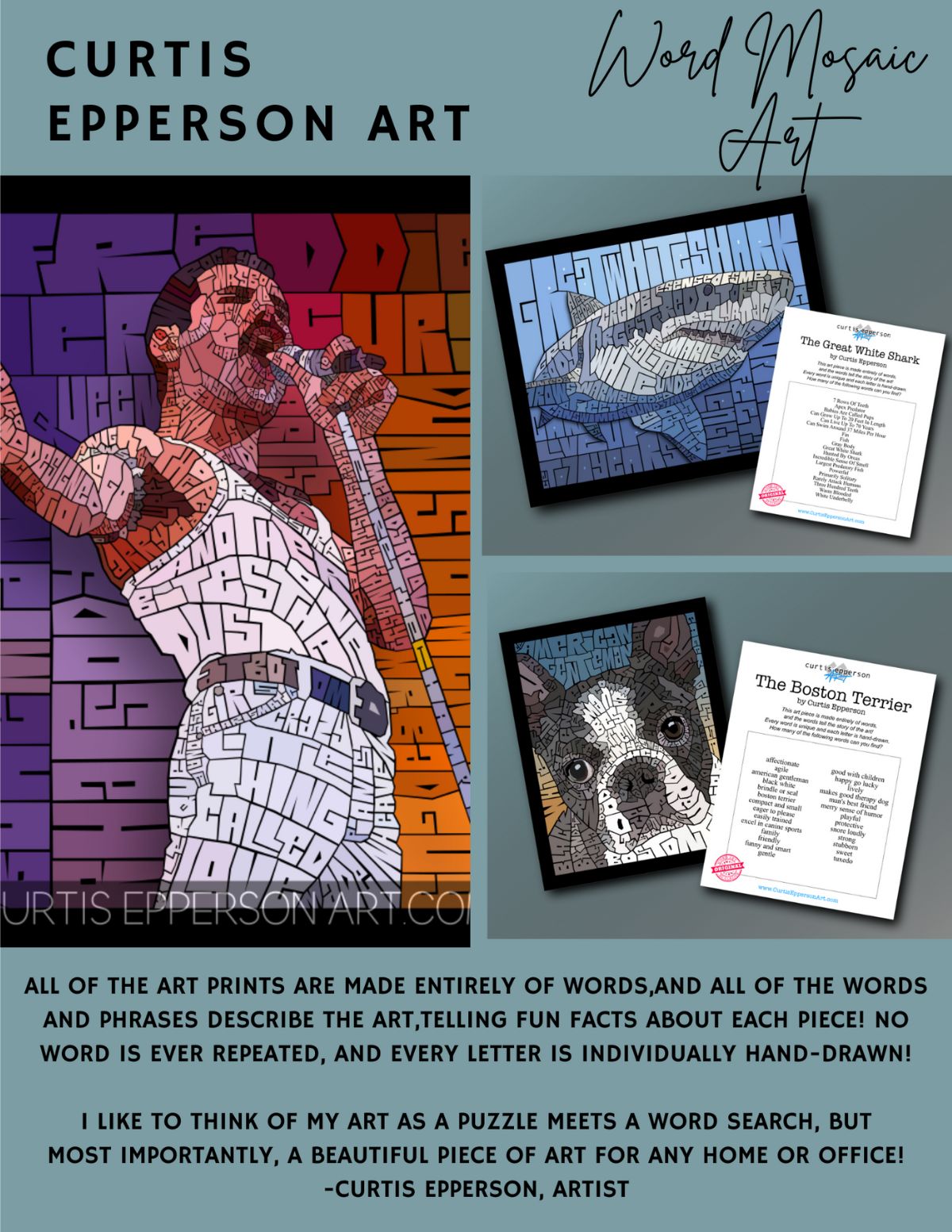 Curtis Epperson Art Puzzles for Father's Day Gifts