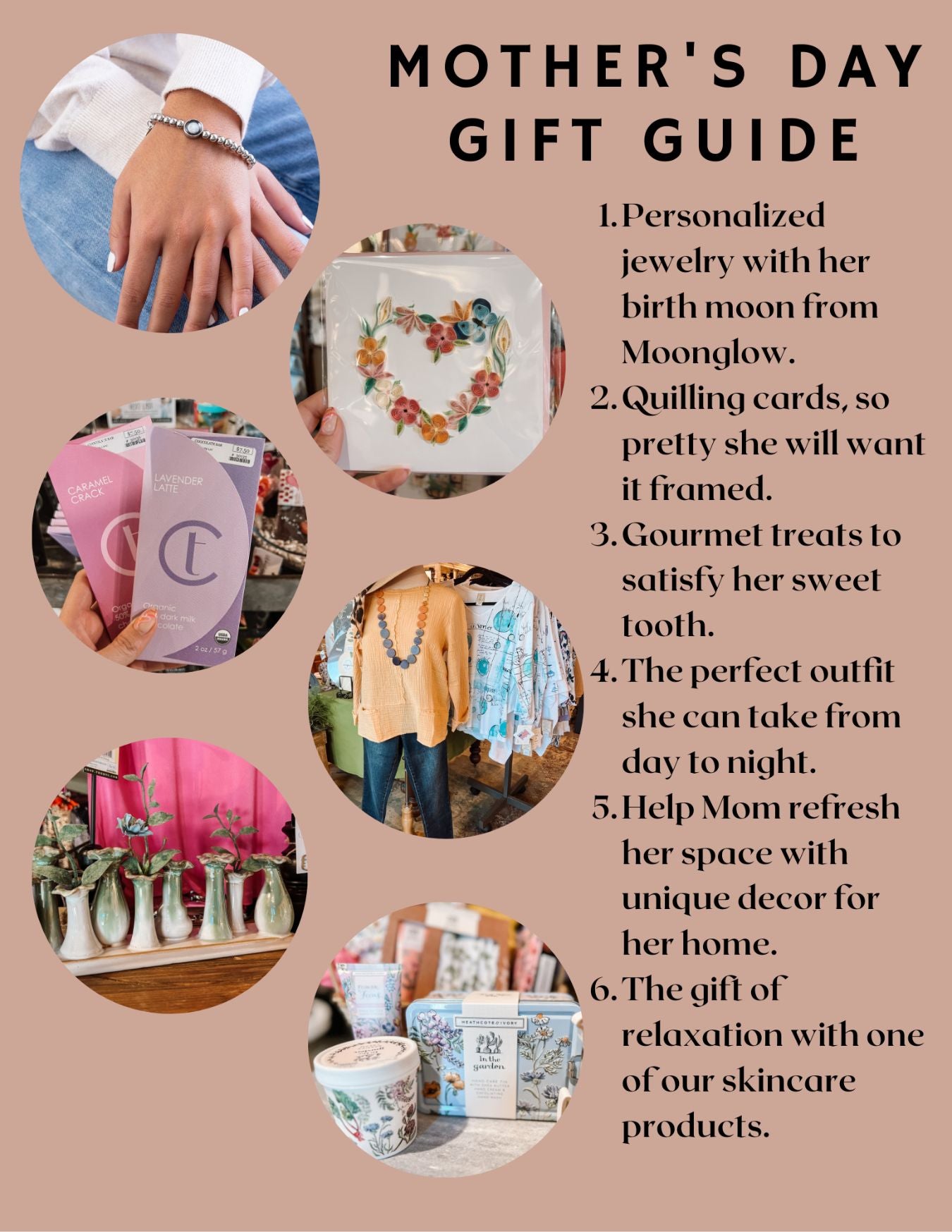 Mother's Day gift guide at Willow Gift & Home - we have you covered