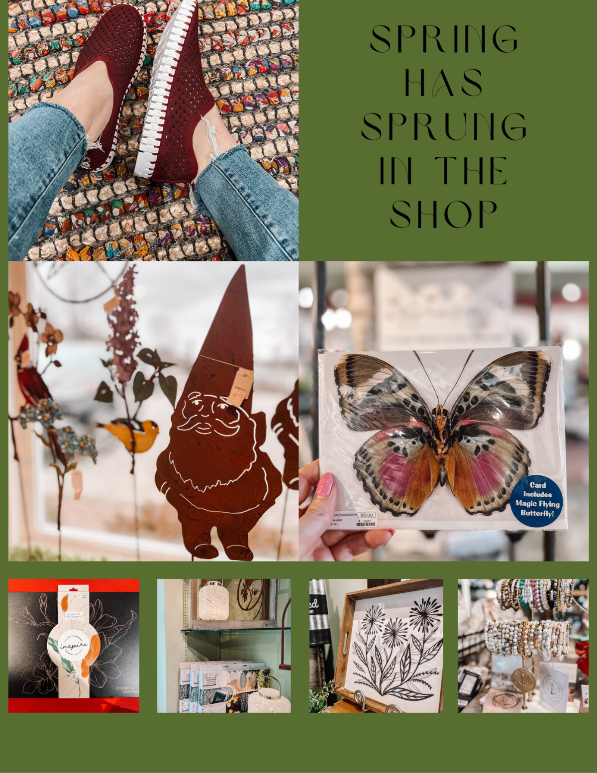 Spring has sprung in the shop! Come see the new Spring arrivals at Willow