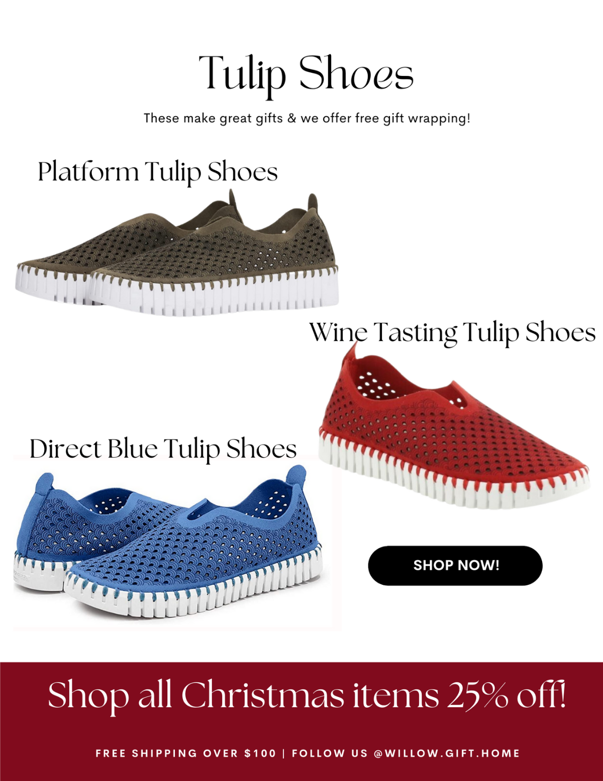 40% off Tulip Shoes