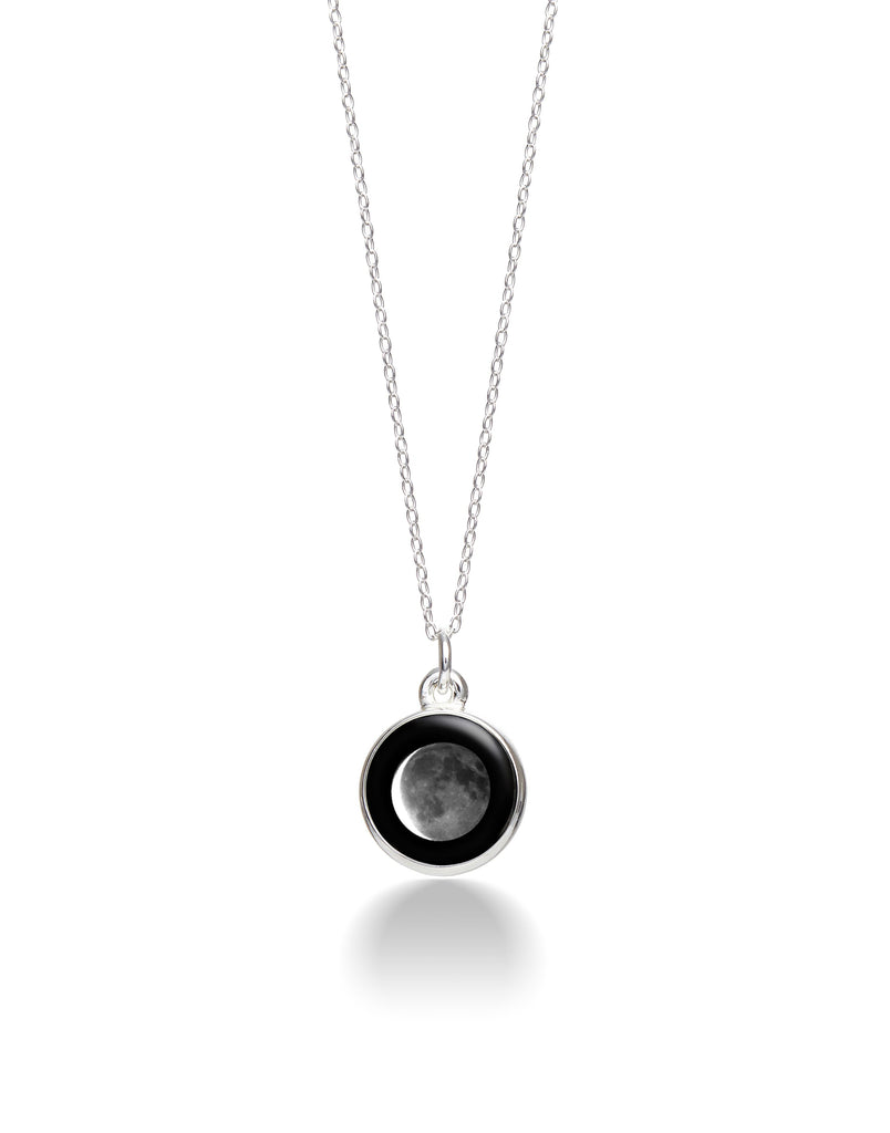 waning moon necklace