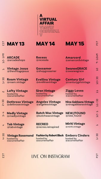 Recess Los Angeles Designer Consignment Vintage A Current Affair Virtual Schedule