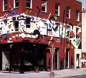 Bill Schiffer Sally Hawkins Gallery NY Soho 1980s Mural