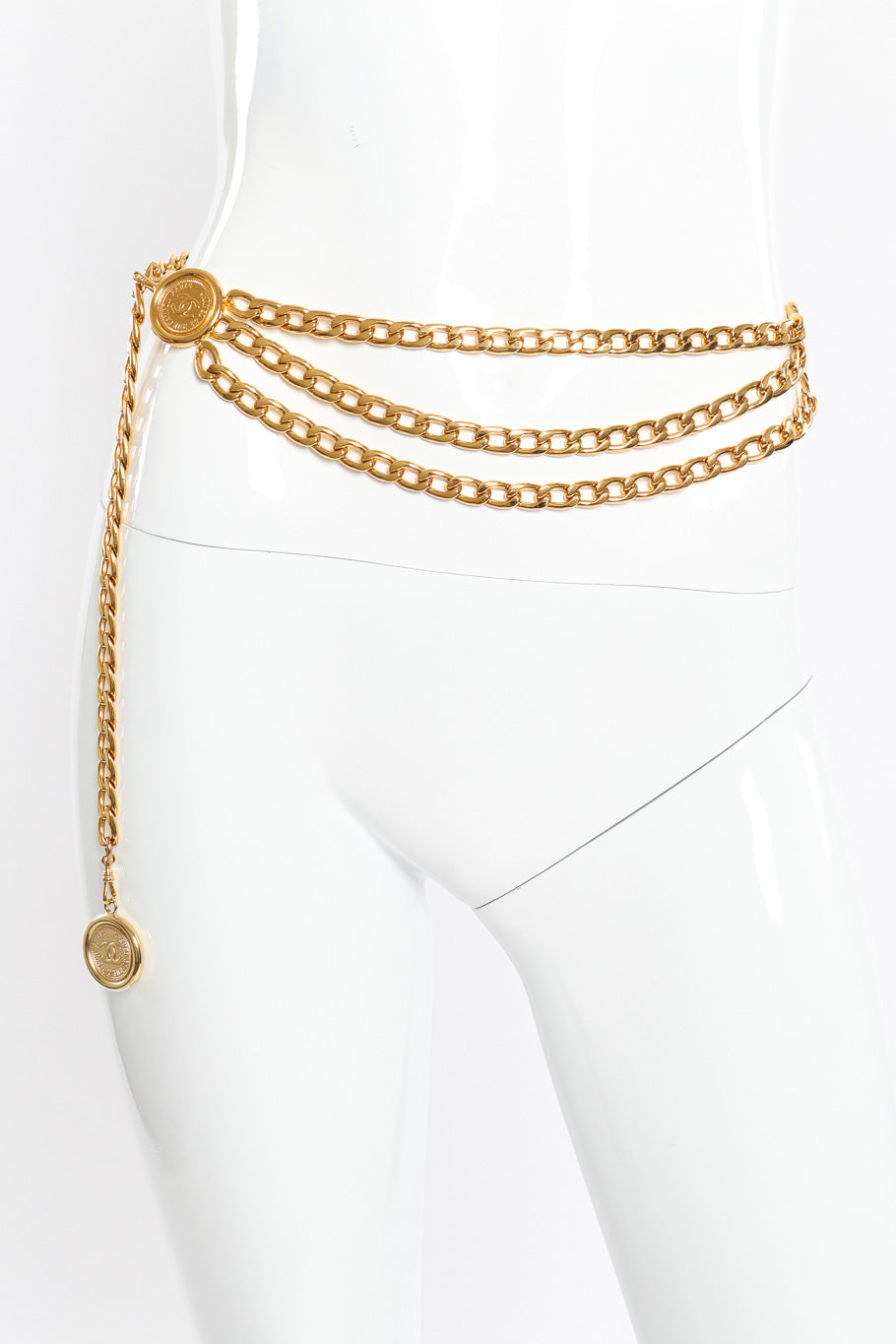 Vintage Christian Dior Belly Dance Draped Coin Pearl Chain Belt – Recess