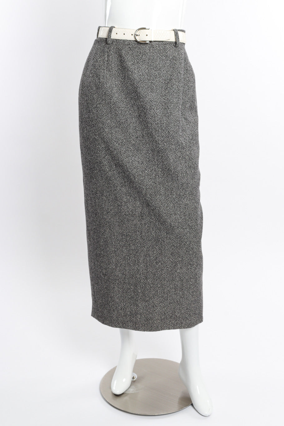 Escada Wool Gray Vintage Skirt  Dede Couture – Dedè Couture