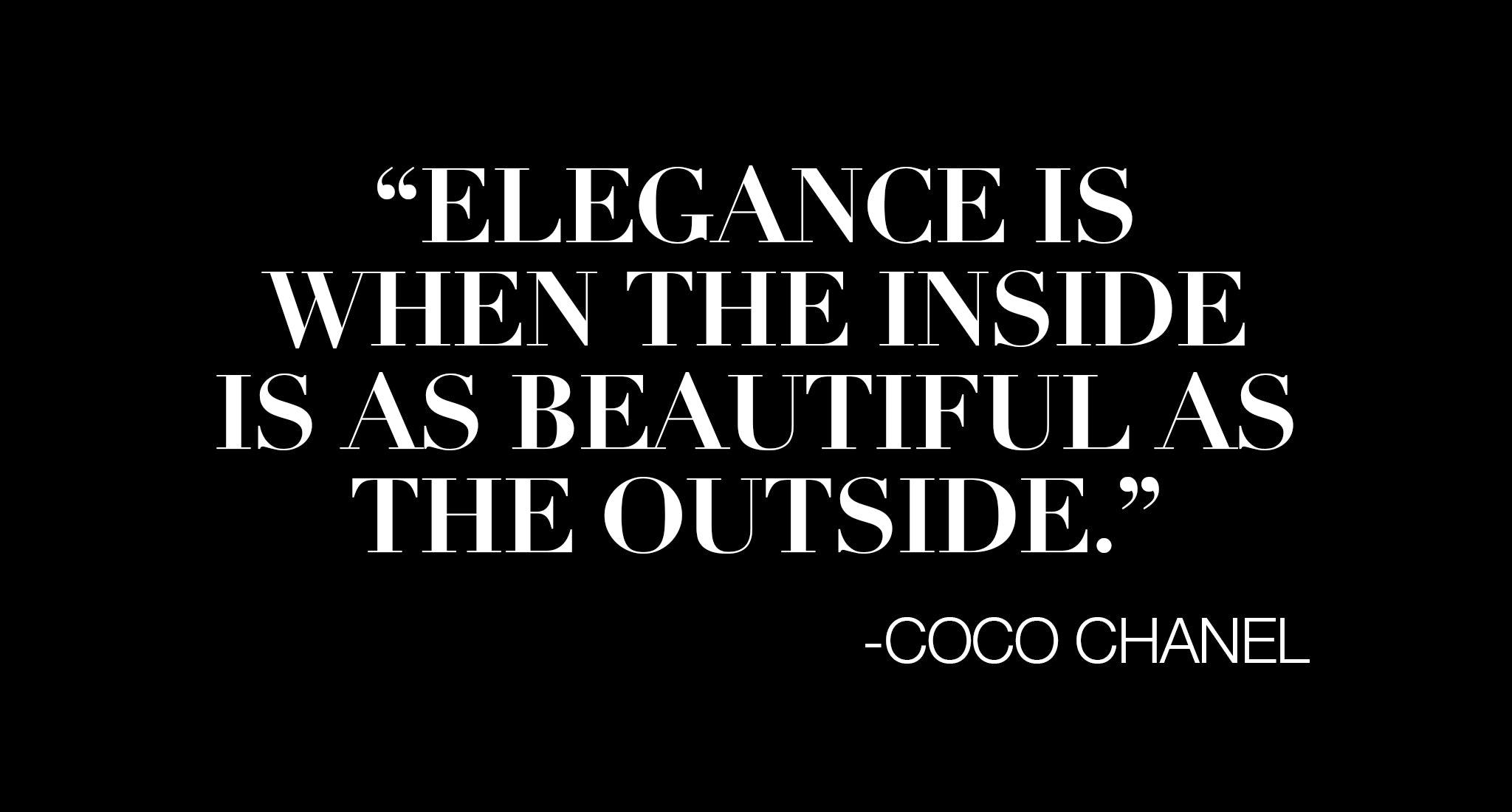 RECESS Los Angeles Vintage Dress Code Coco Chanel Wardrobe Timeless Fashion Quotes