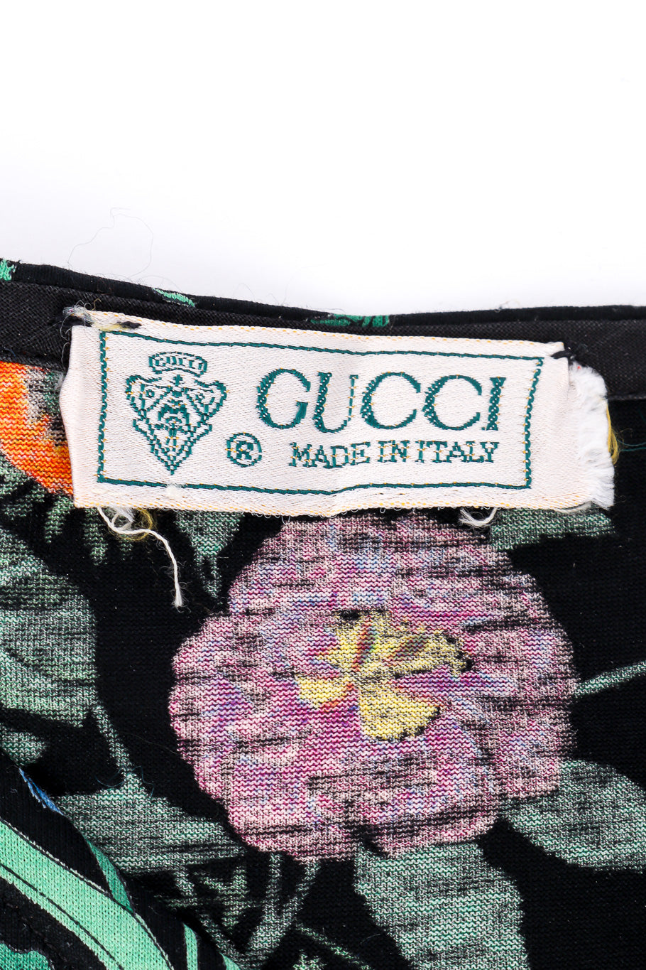 Vintage Gucci 1980s Botanical Flora Bucket Shoulder Bag – Recess