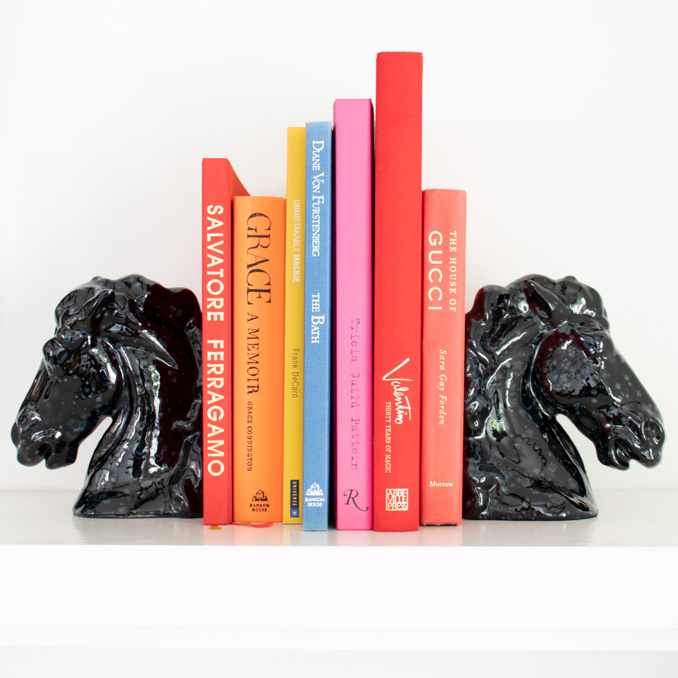 Recess Home Los Angeles Vintage Designer Consignment Horse Bookends