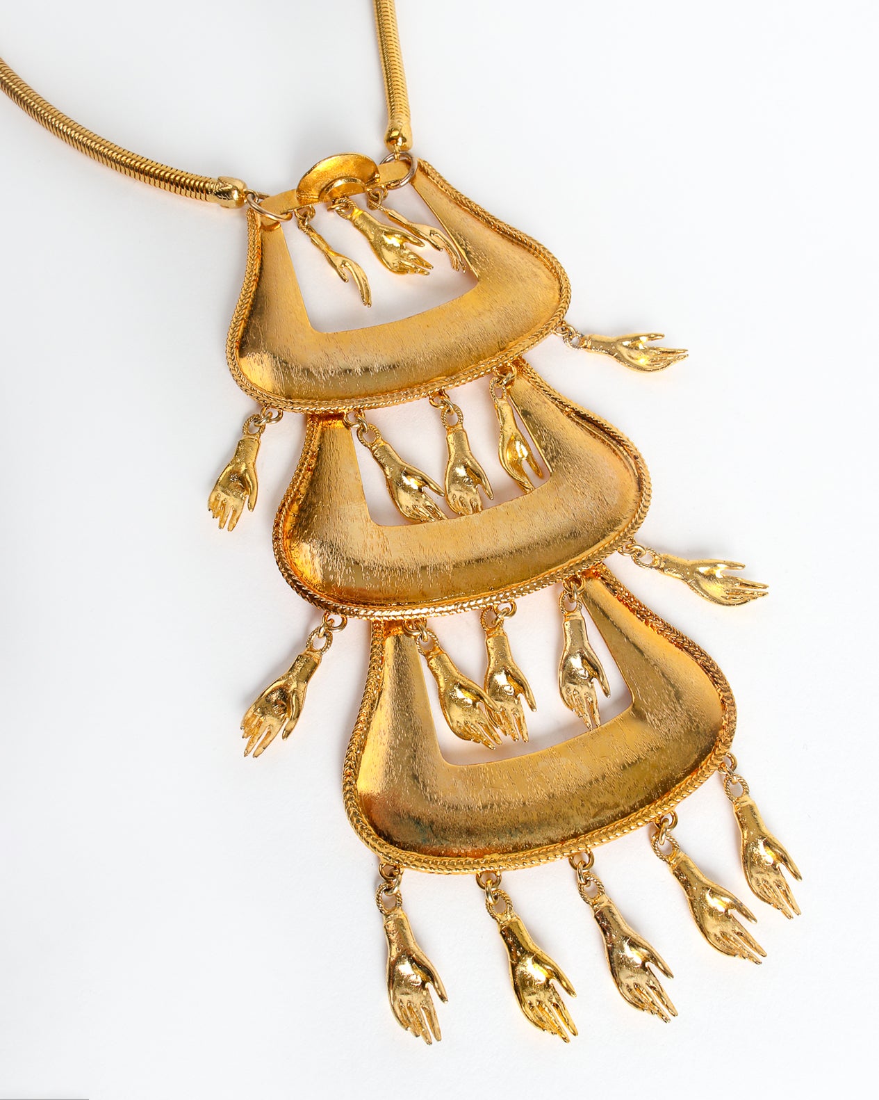 Recess Dresscode William deLillo Collectable Long Pendant Tiny Hand Necklace at Recess LA