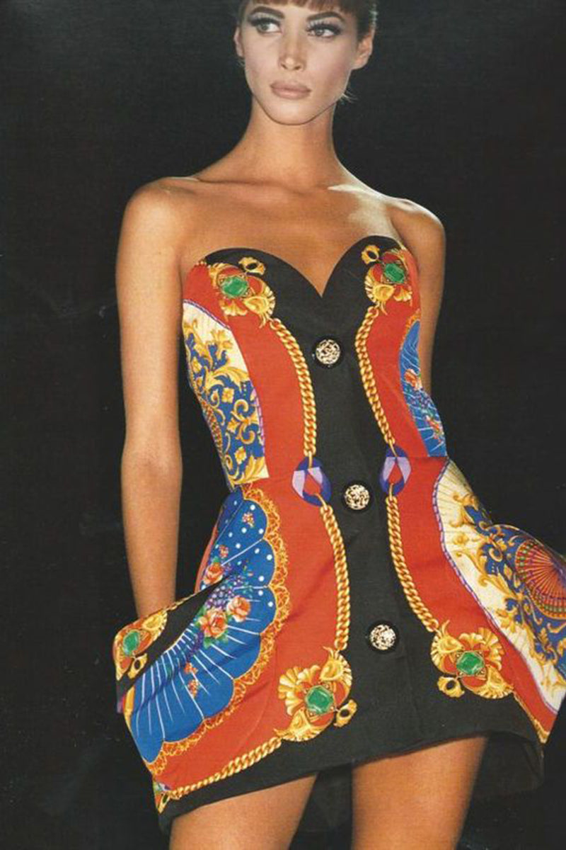 versace runway dresses