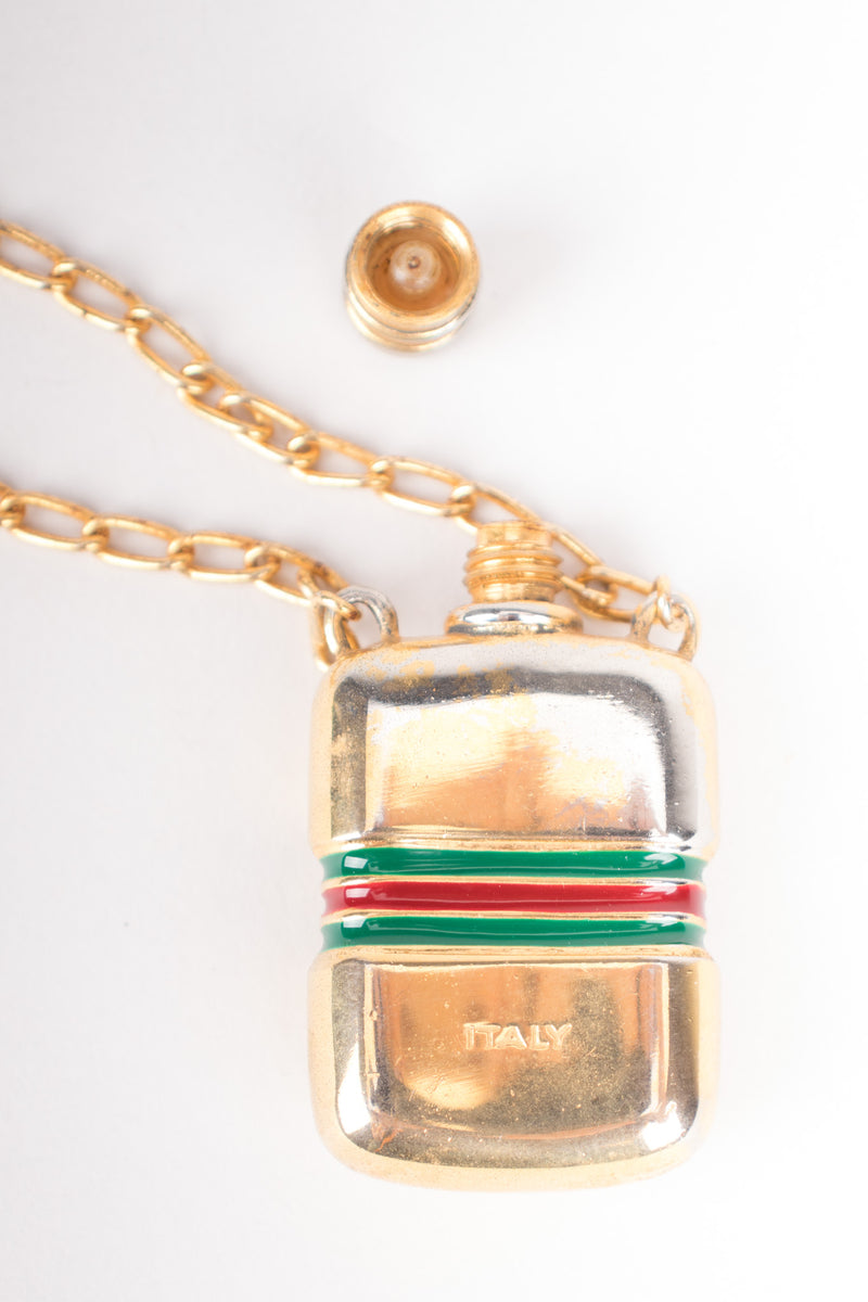 gucci flask necklace