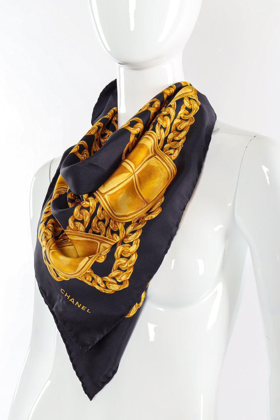 Vintage Hermès Bolduc Ribbon Print Scarf – Recess