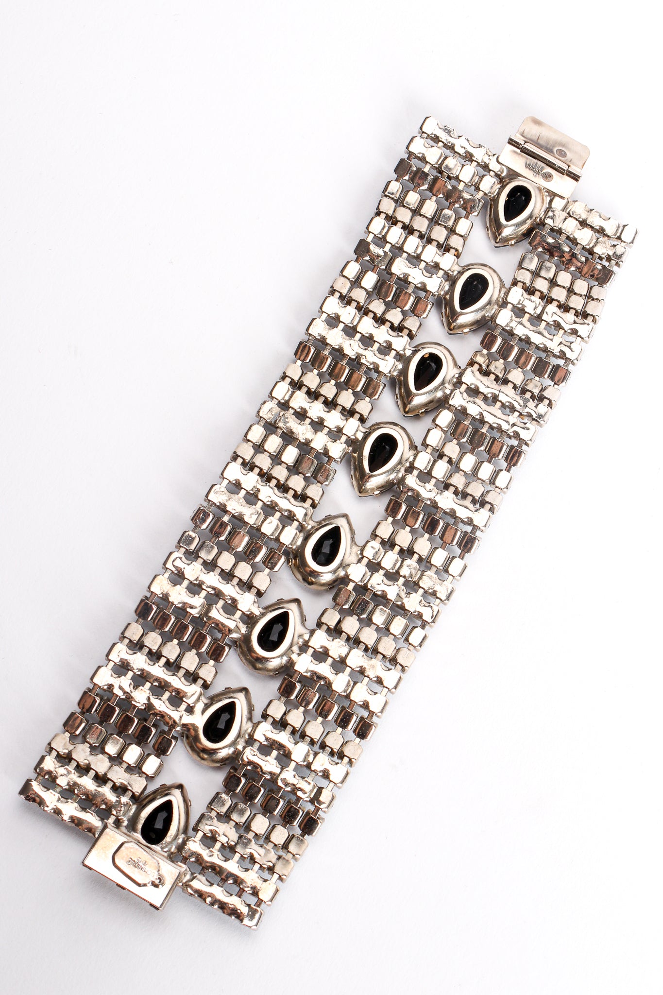 Vintage Weisner Extra Wide Rhinestone Bracelet – Recess