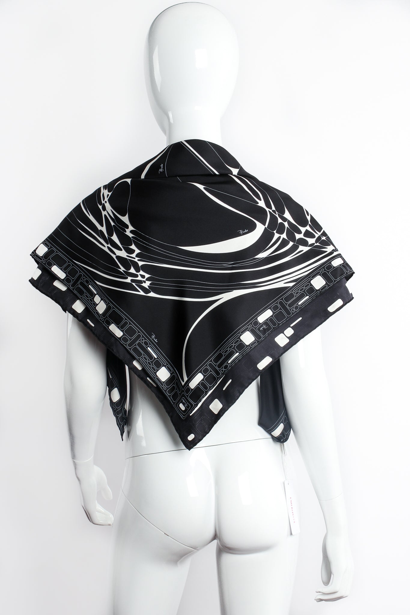 Graphic Mod Silk Scarf