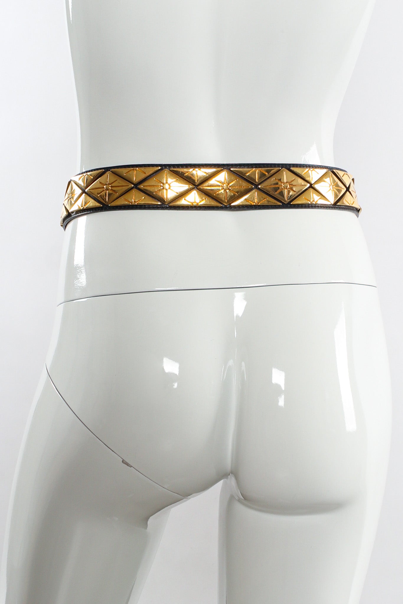 Yves Saint Laurent Woven Pocket Waist Belt