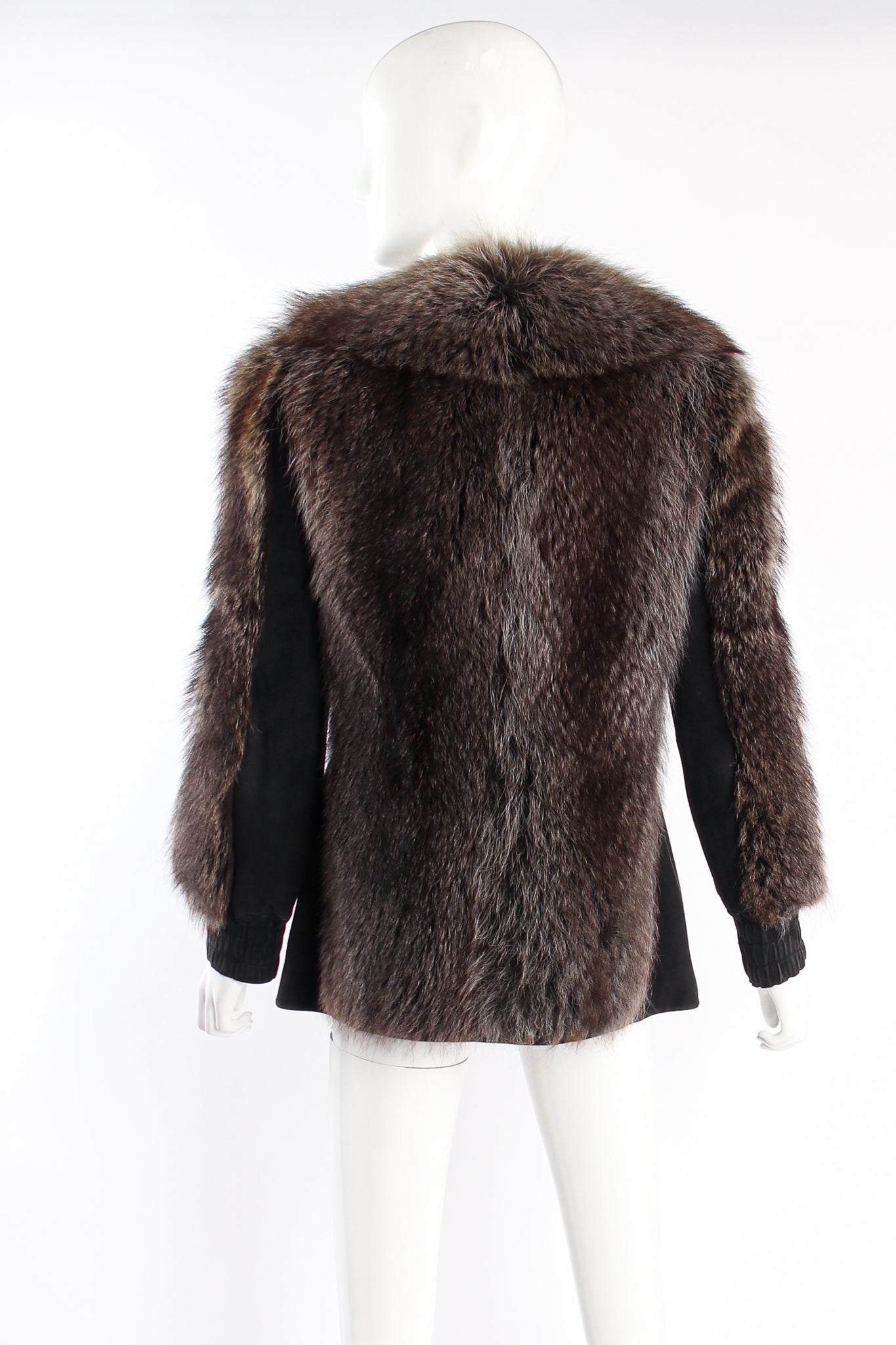 Vintage Anna Di Rossi Velvet Ostrich Feather Trim Jacket – Recess