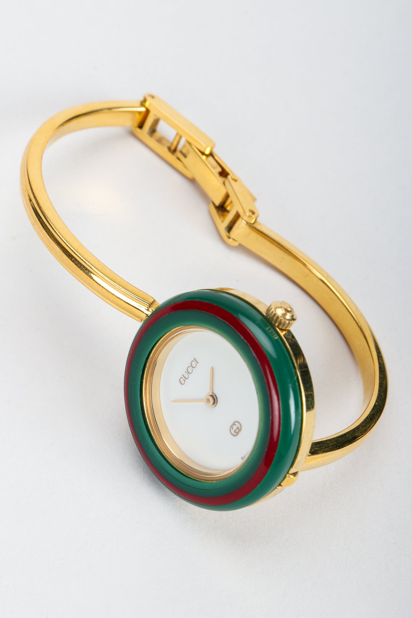 Vintage Gucci 1952 Boxed Bracelet Watch with Interchangeable Bezels ...