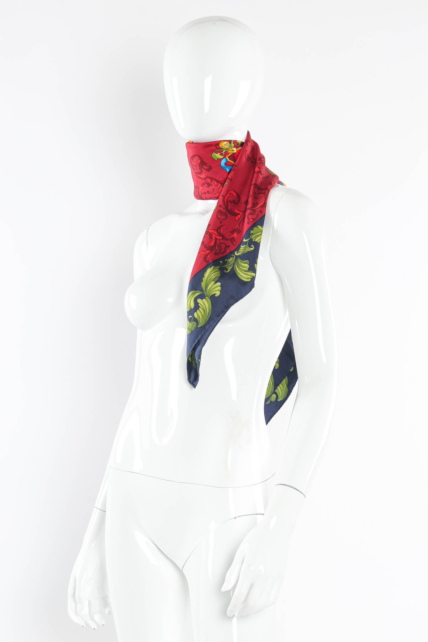 HERMÈS scarf “Art des Steppes” by Annie Faivre – Vintage Carwen