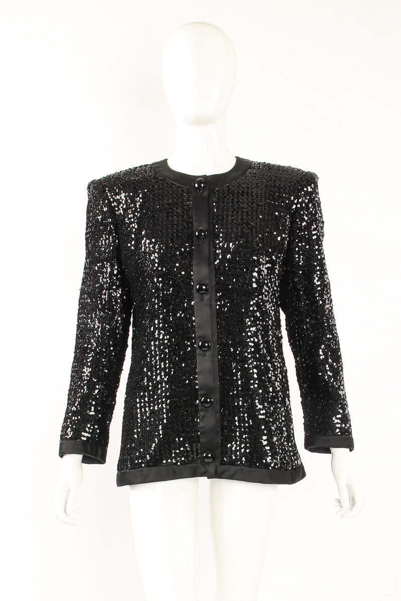 Vintage YSL Yves Saint Laurent Liquid Sequin Jacket – Recess