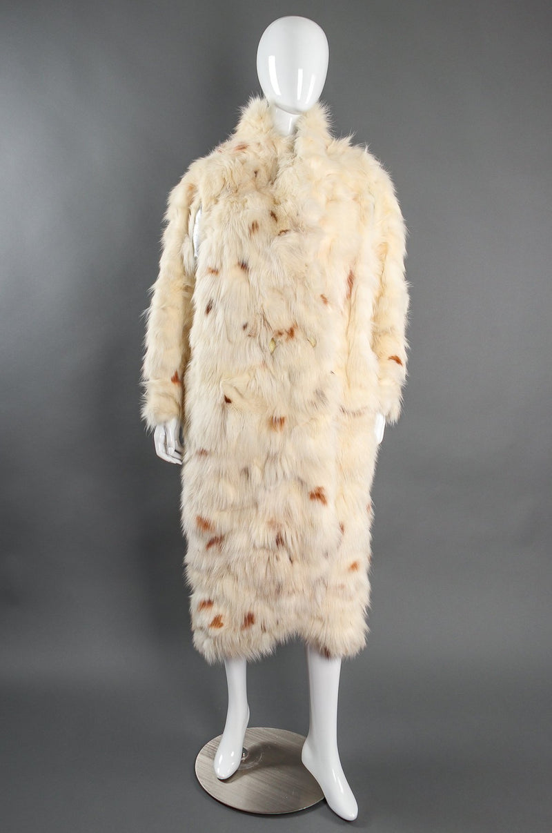 Vintage Ted Lapidus Long Fox Fur Rock Star Coat – Recess