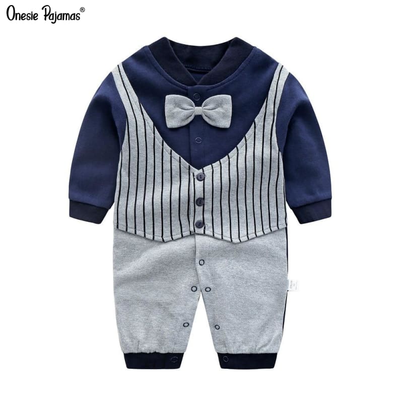 Infant tuxedo pajamas | Onesie Pajamas