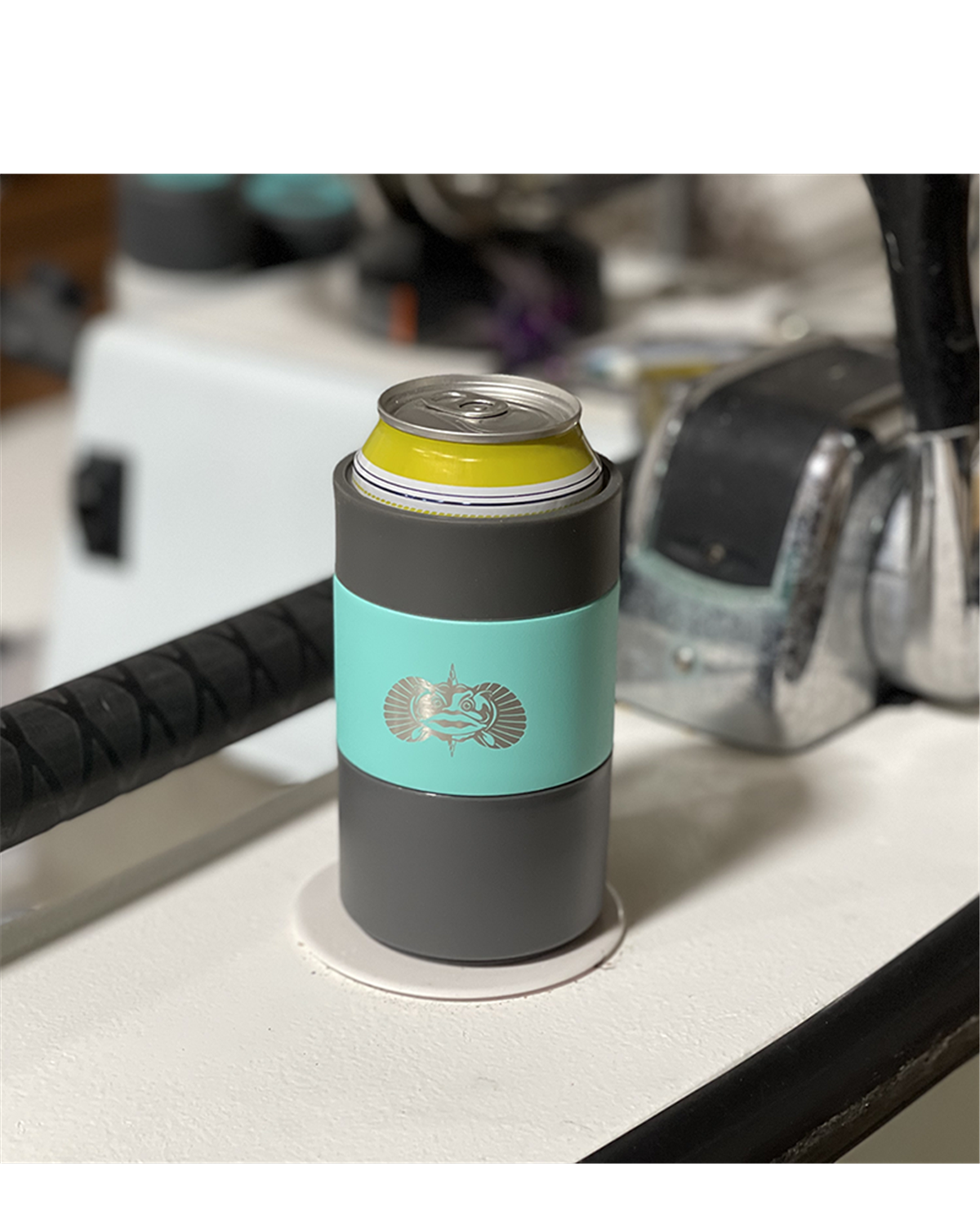 Non-Tipping Can Cooler - Black