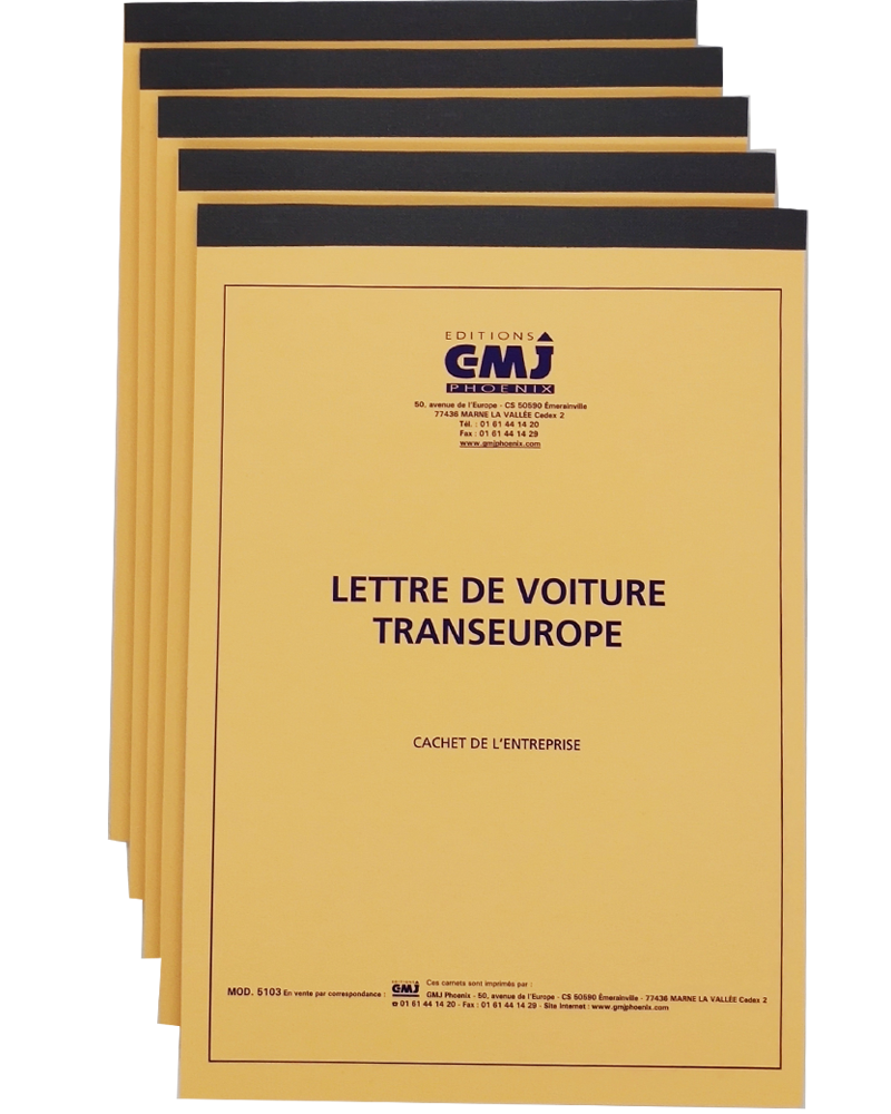 carnet lettre de voiture