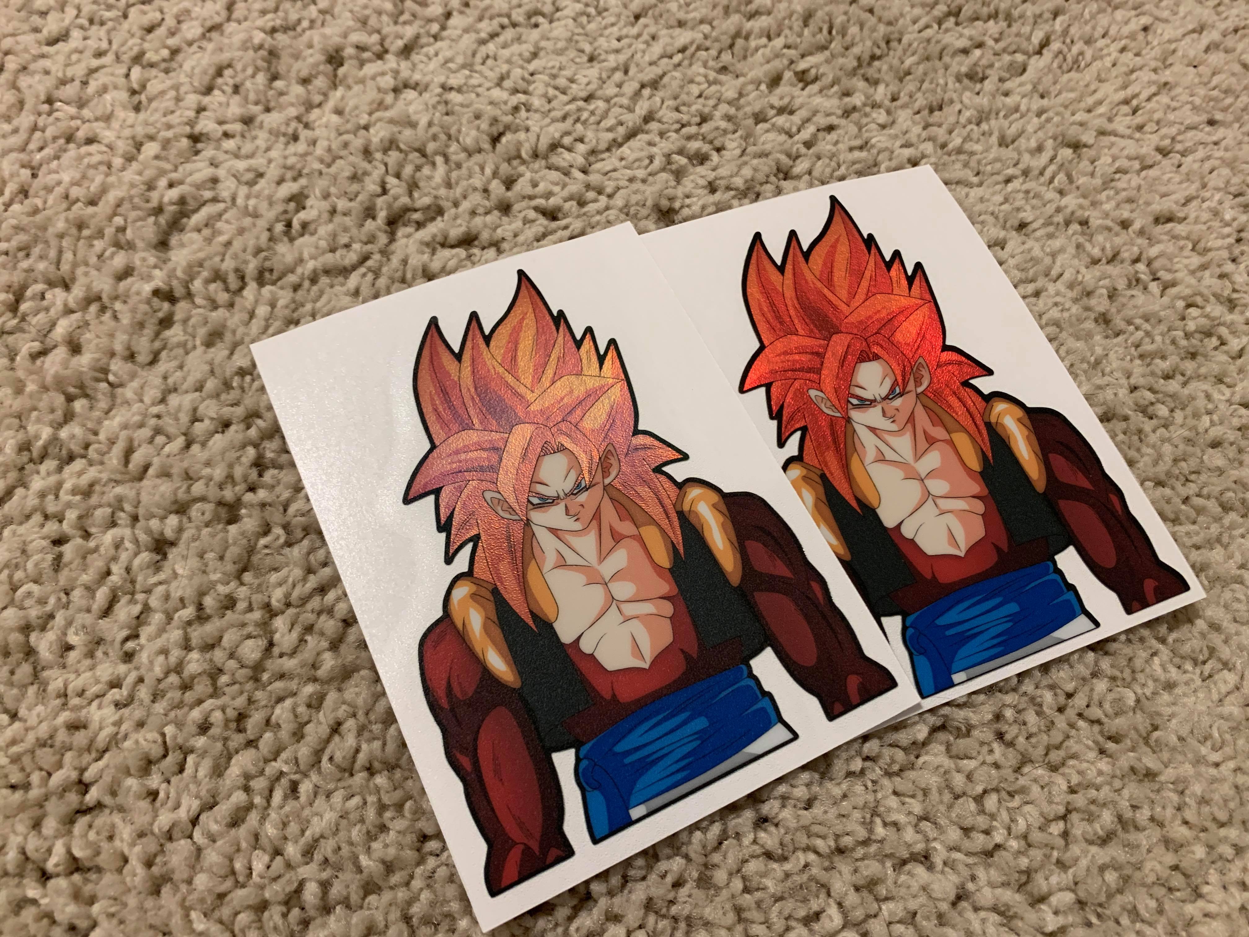 Sticker autocollant holographique - Gogeta - Dragon Ball Z - Stickers -  ENJOY SPIRIT