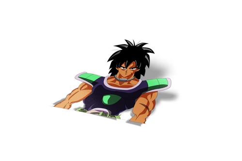 Goku,Vegeta -3D Lenticular Effect- Anime Dragon Ball Z Poster, 2 image  change