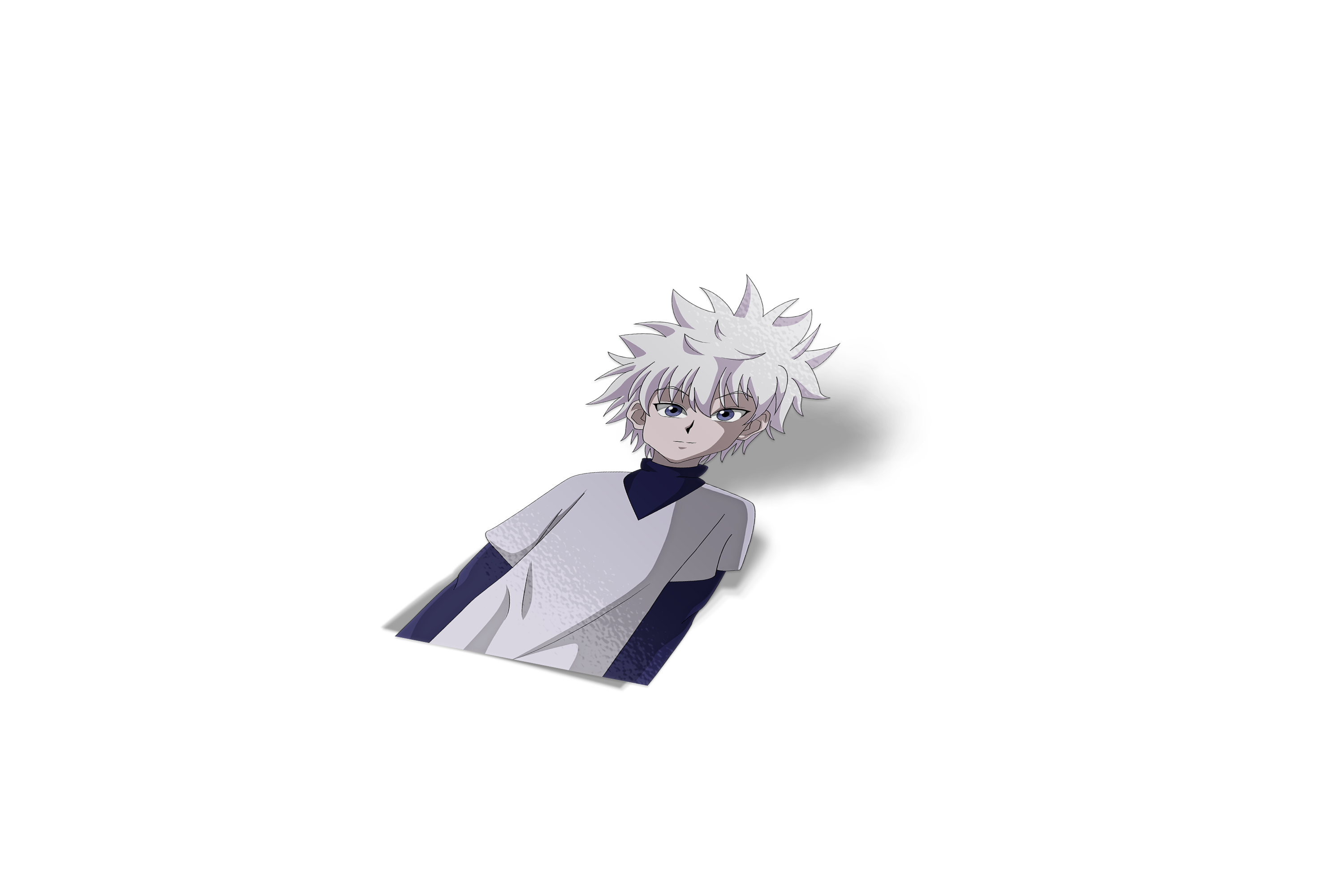 Killua Godspeed Hunter X Hunter Anime Motion Sticker Peeker