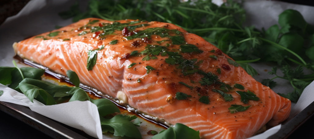 Baked salmon