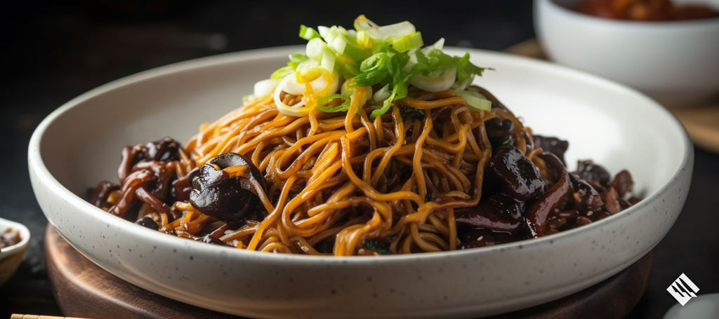 Black_bean_noodles_natural_lighting_savory_pling