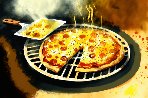 Reheat_Pizza_on_a_barbecue_grill