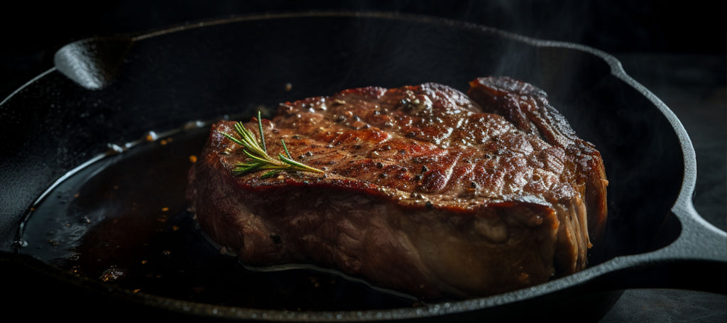 Rib-eye_cooking_on_skillet_long