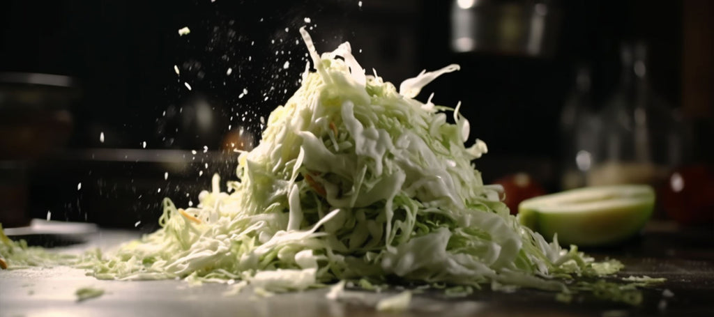 chopped cabbage