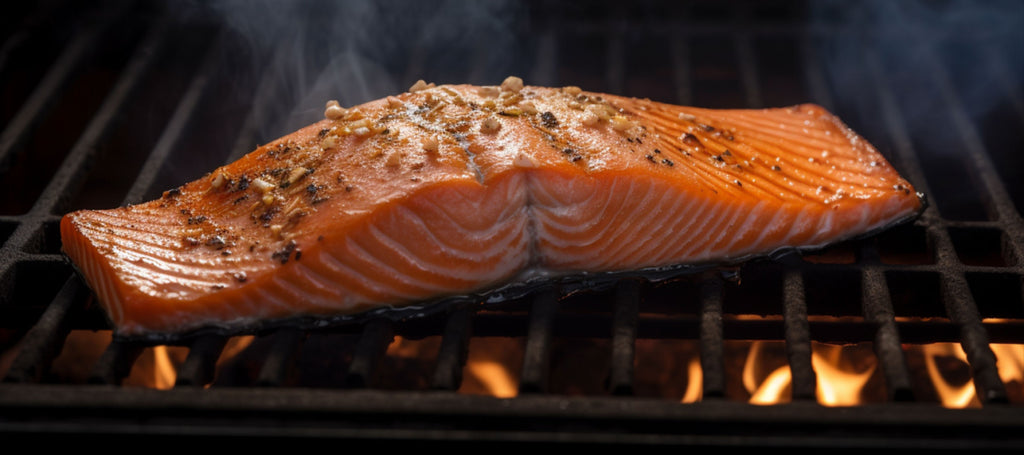 Grilled salmon