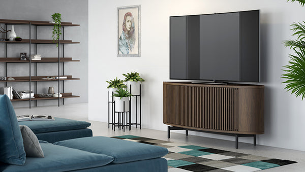 Media Console for Large Screen TV