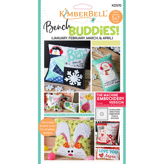 Kimberbell Bench Buddies (Sept-Dec) Embroidery CD KD576