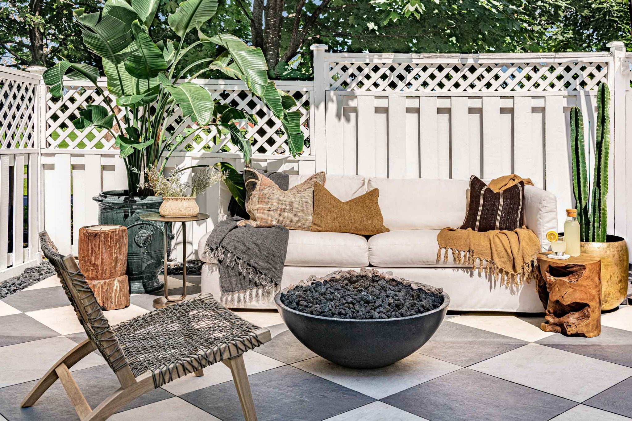 Ottawa Interior Design firm, West of Main, reveals beautiful urban backyard transformation.