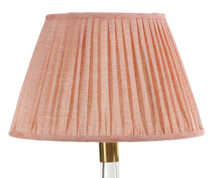 Pink Moire Lampshade 12 in