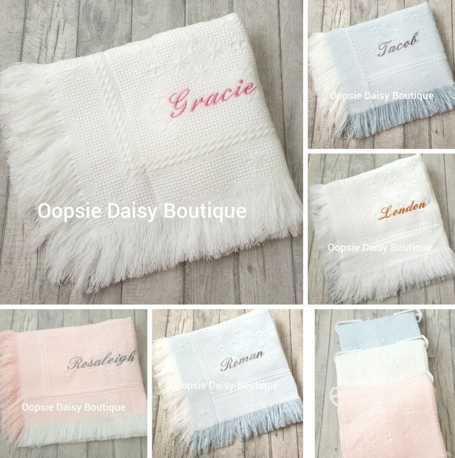 personalised pram blanket