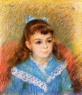 Pierre-Auguste Renoir, Portrait of a Young Girl, 1879