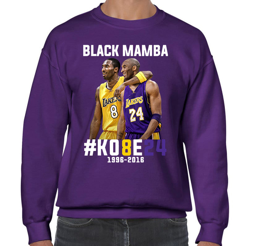 black and purple kobe jersey