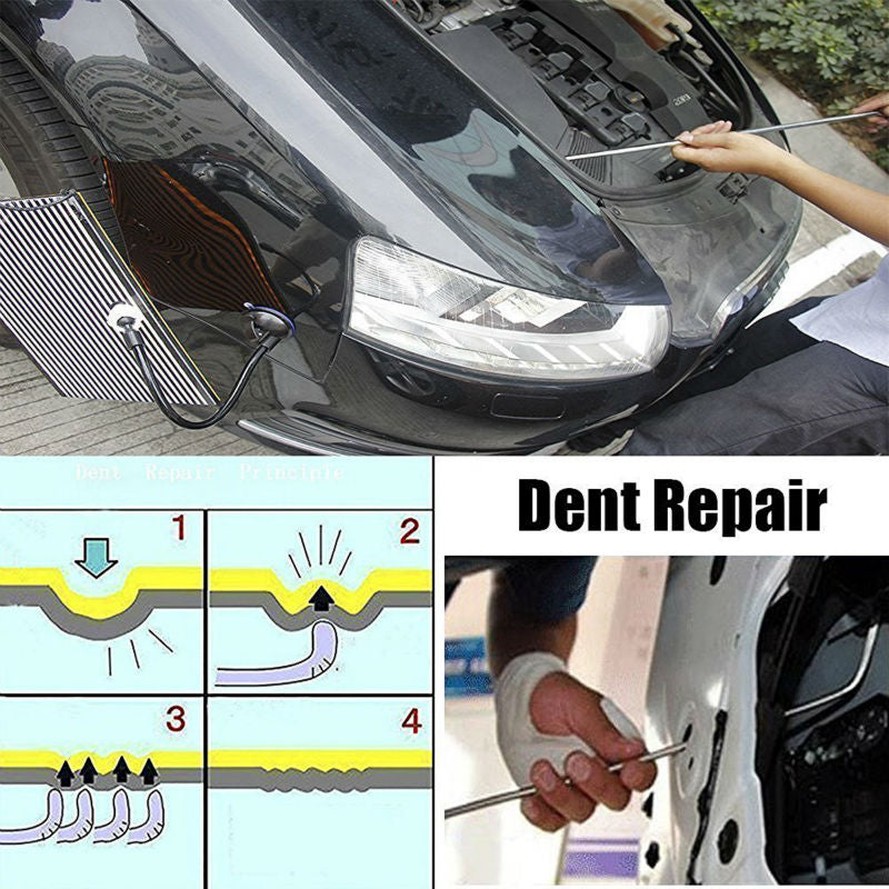 Pdr Rods Crowbar Opening Tools Car Dent Paintless Repair Tool Kit Hand Car Stereo Shop