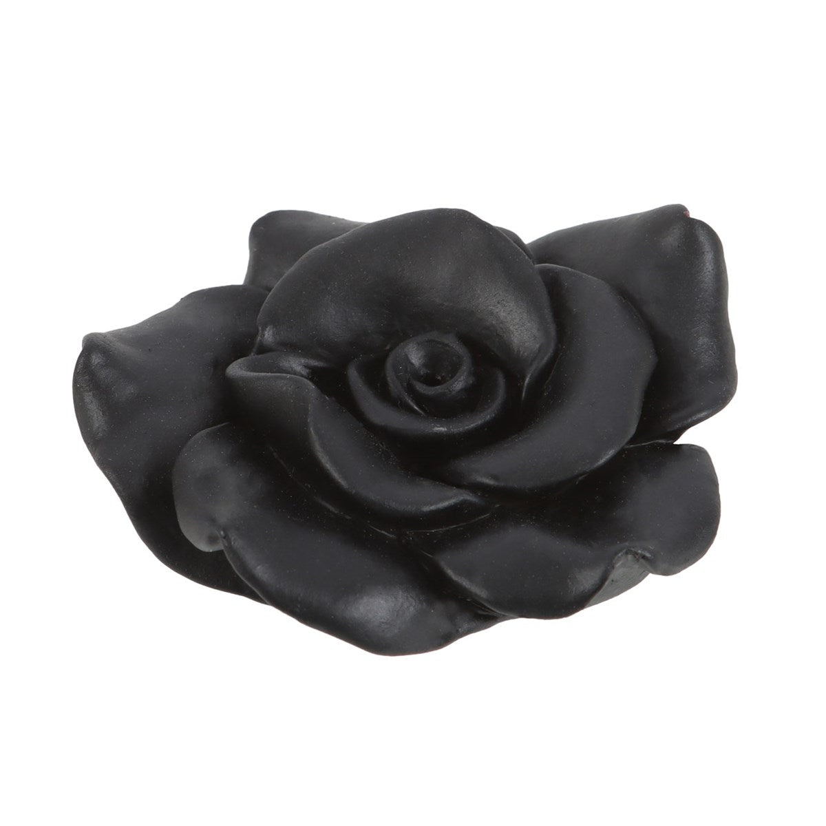 Gothic Gifts Black Rose Resin Incense Stick Holder