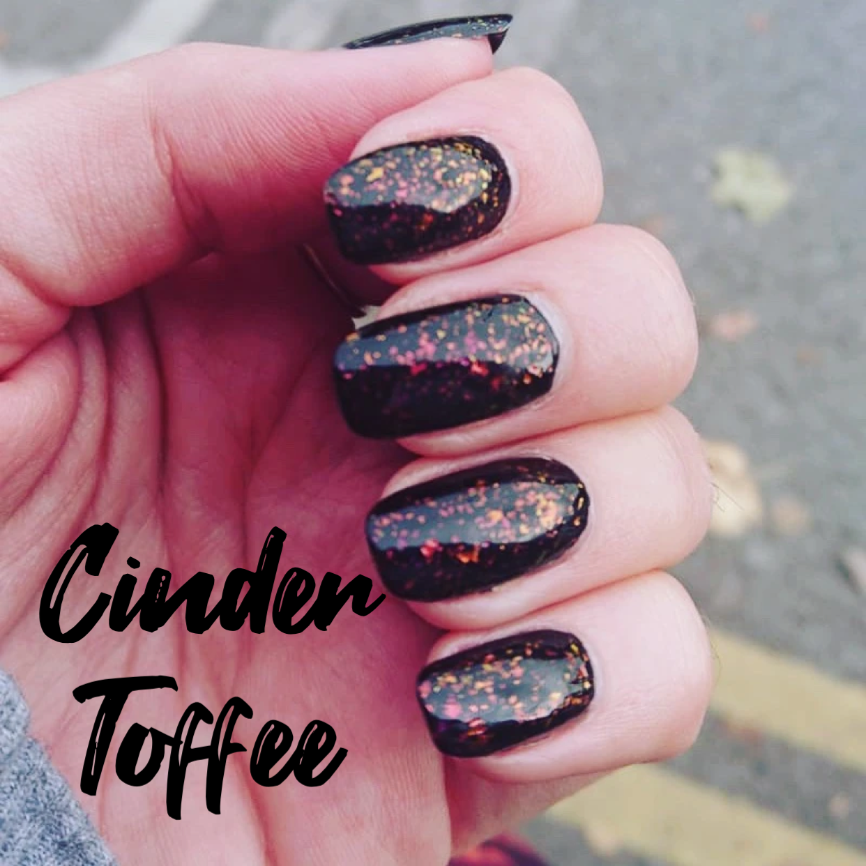 Radioactive Unicorn Cinder Toffee Nail Polish