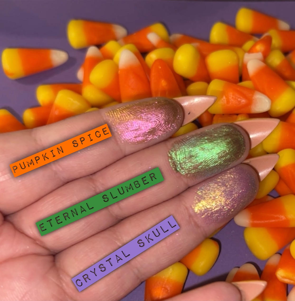 Radioactive Unicorn Pumpkin Spice Liquid Eye Shadow